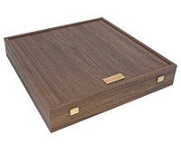 Isle Of Lewis And Walnut Deluxe Chess Set With Presentation Case