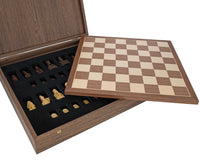 Isle Of Lewis And Walnut Deluxe Chess Set With Presentation Case