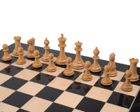 1849 Reproduction Staunton Ebony And Black Anegre Luxury Chess Set