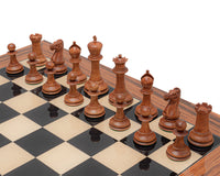 The 1849 Reproduction Staunton Ebony, Antiqued, And Palisander Luxury Chess Set