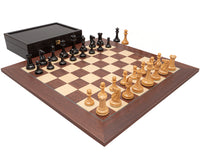 The 1853 Paulsen Reproduction Ebony And Mongoy Palisander Luxury Chess Set