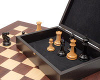 The 1853 Paulsen Reproduction Ebony And Mongoy Palisander Luxury Chess Set