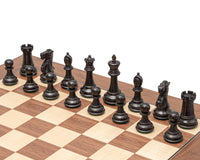 The Warwick Grand Black And Walnut Chess Set