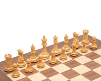 The Warwick Grand Black And Walnut Chess Set