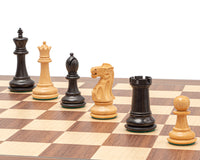 The Warwick Grand Black And Walnut Chess Set