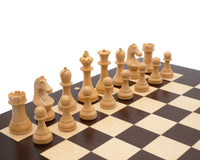 The World Championship Chess Set - Wenge Edition With Chess Piece Storage Bag