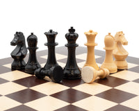 The World Championship Chess Set - Wenge Edition With Chess Piece Storage Bag