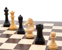 The World Championship Chess Set - Wenge Edition With Chess Piece Storage Bag