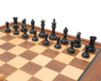 Sovereign Ebony And Mahogany Luxury Chess Set With Cabinet