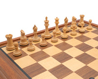 Sovereign Ebony And Mahogany Luxury Chess Set With Cabinet