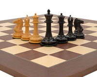 The Harrwitz Black And Mongoy Chess Set With Chess Piece Storage Case