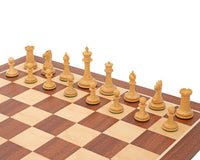 Jj Cooke Edition Black And Mahogany Chess Set With Chess Piece Storage Case And Chess Clock