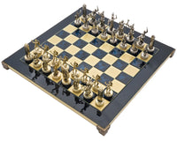 Manopoulos Greek Mythology Chess Set With Wooden Case - Medium