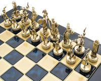 Manopoulos Greek Mythology Chess Set With Wooden Case - Medium