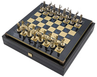 Manopoulos Greek Mythology Chess Set With Wooden Case - Medium