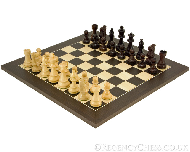 French Knight Rosewood Chess Set [RCPB059] - $245.00 - Regency Chess ...