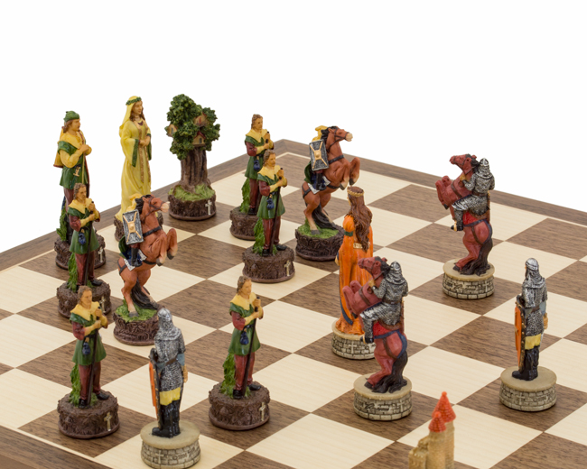 The Robin Hood Hand painted themed Chess set by Italfama [RCPB347 ...